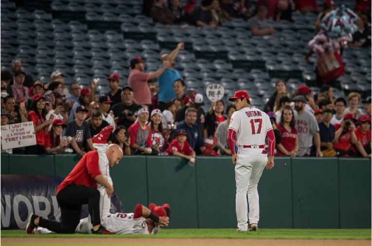 エンゼルス1年目の2018年　©Nanae Suzuki