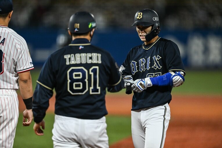 オリックス中川圭太（2022年日本シリーズ）©︎Nanae Suzuki
