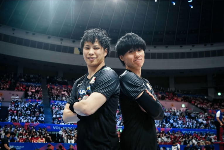 2023年ネーションズリーグ イラン戦　©︎FIVB