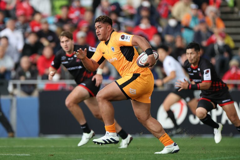 PR オペティ・ヘル／クボタスピアーズ船橋・東京ベイ「昨シーズンのリーグワン初制覇に貢献したプロップ。巨漢ながら、あの驚異的な推進力を世界の舞台で観たい」©︎JRLO