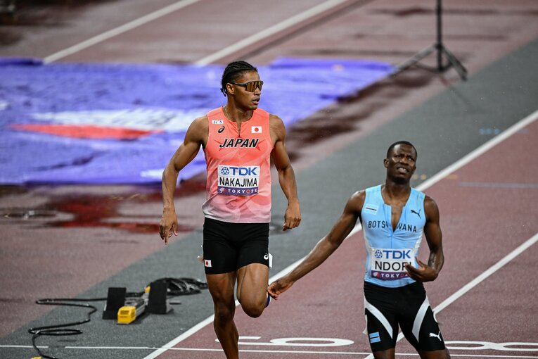 日本人として34年ぶりの決勝進出となった中島　©Nanae Suzuki