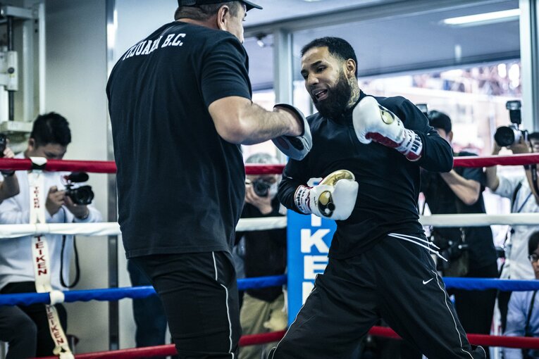 ルイス・ネリの公開練習　©Takuya Sugiyama