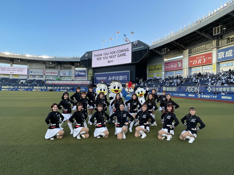 千葉ロッテマリーンズ公式チアパフォーマー「M☆Splash!!」©︎Chiba Lotte Marines