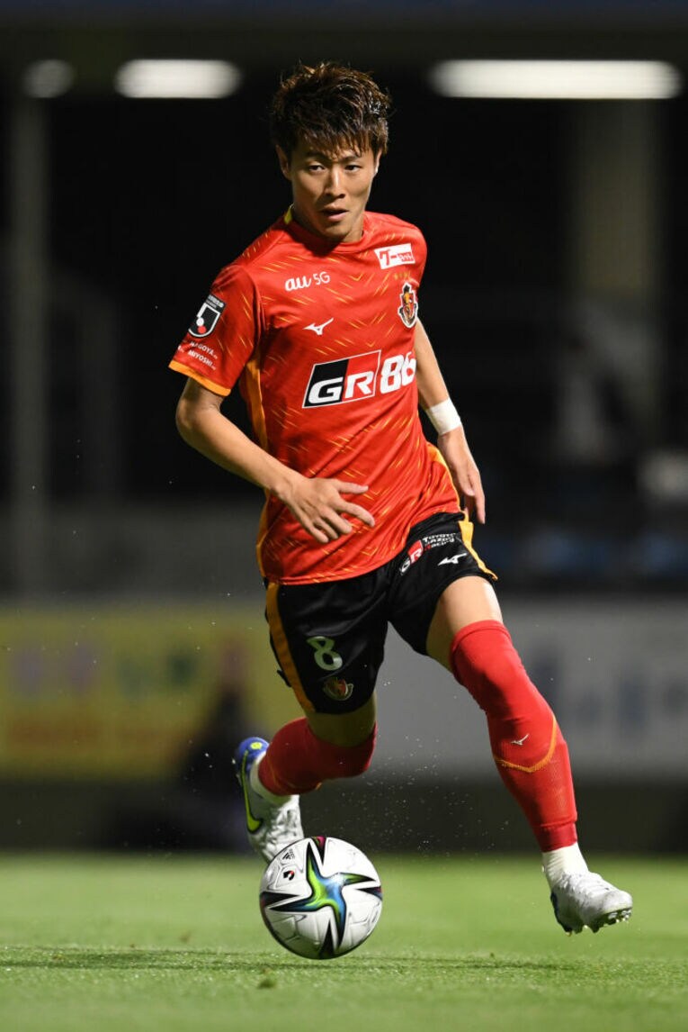 2022シーズン、名古屋での柿谷　©Masashi Hara/Getty Images