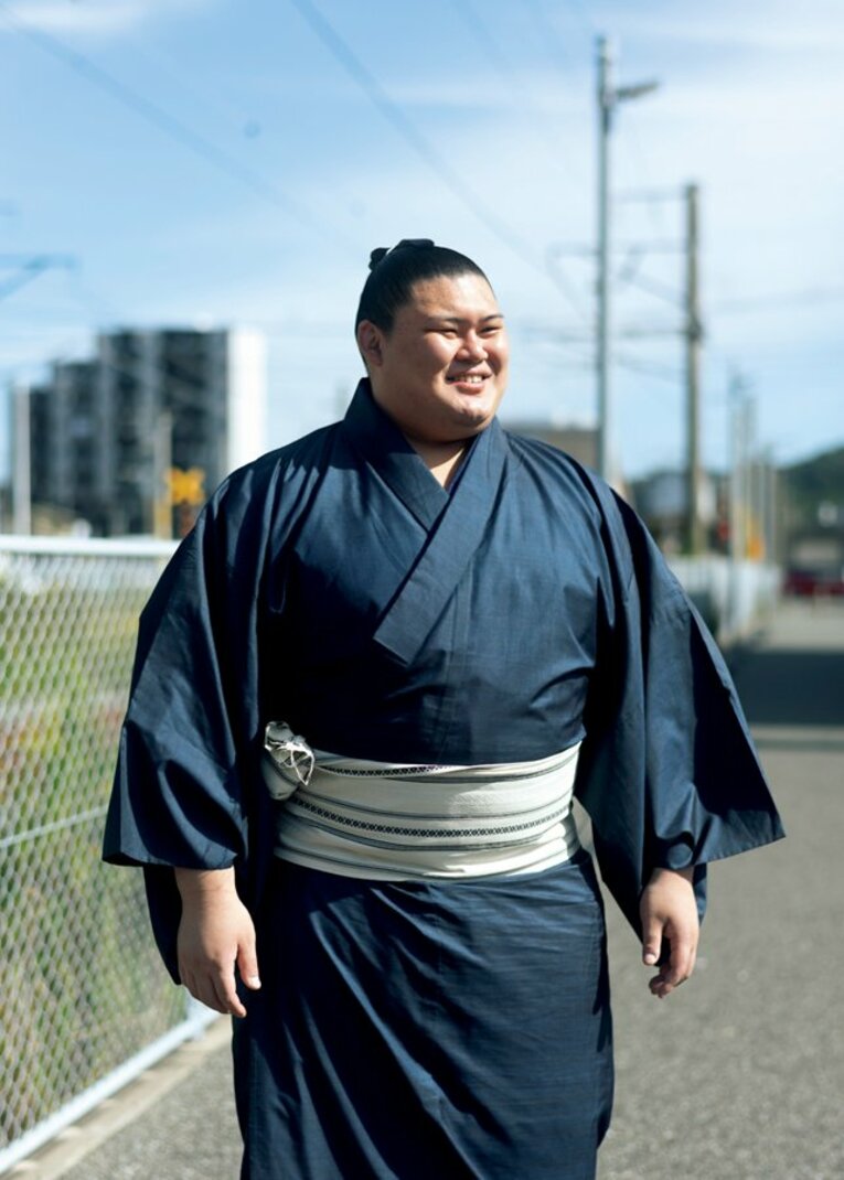 大の里泰輝（おおのさと・だいき）／2000年6月7日生、石川県出身。本名・中村泰輝。海洋高から日体大に進み、2年連続アマ横綱。'23年五月場所初土俵、今年一月場所に新入幕。新小結の五月場所で初優勝、九月場所で2度目の優勝を遂げ、昭和以降最速の所要9場所での大関昇進を決めた。192cm、182kg　©Takuya Sugiyama
