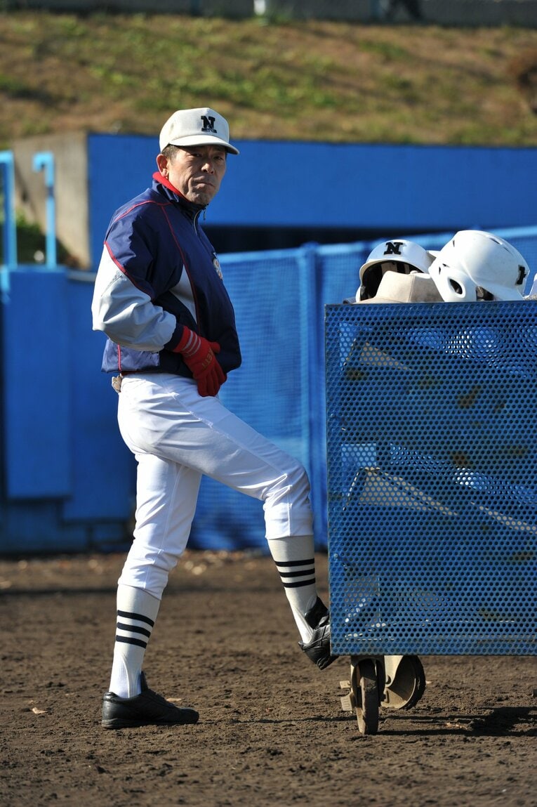 10位タイ。日大三の小倉全由監督　©BUNGEISHUNJU