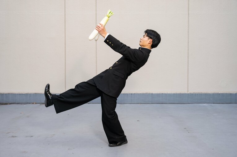 ポイントとなるのは足だという　©Nanae Suzuki