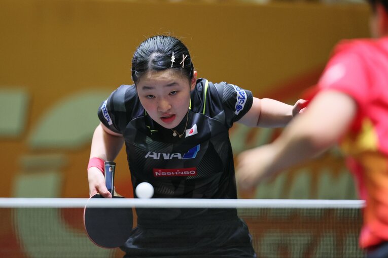 中国戦ではシングルス2勝を挙げた　©Getty Images