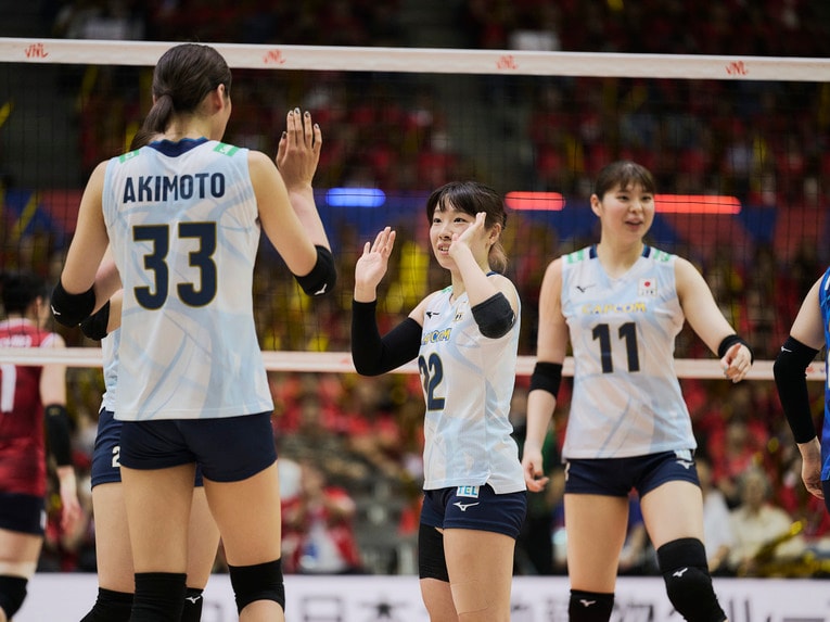 バレーボールネーションズリーグ 韓国戦　©︎Yuki Suenaga