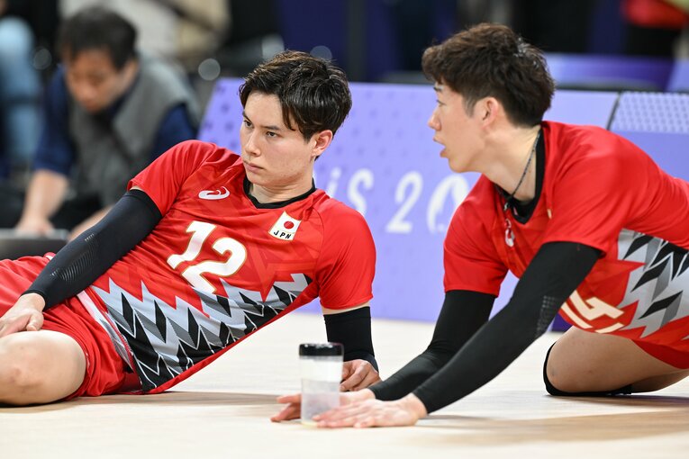 高橋藍（パリ五輪 ドイツ戦）©︎Kaoru Watanabe/JMPA