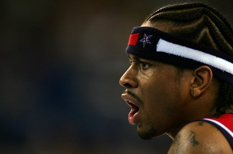 アレン・アイバーソン ／ photograph by Takuya Sugiyama/JMPA