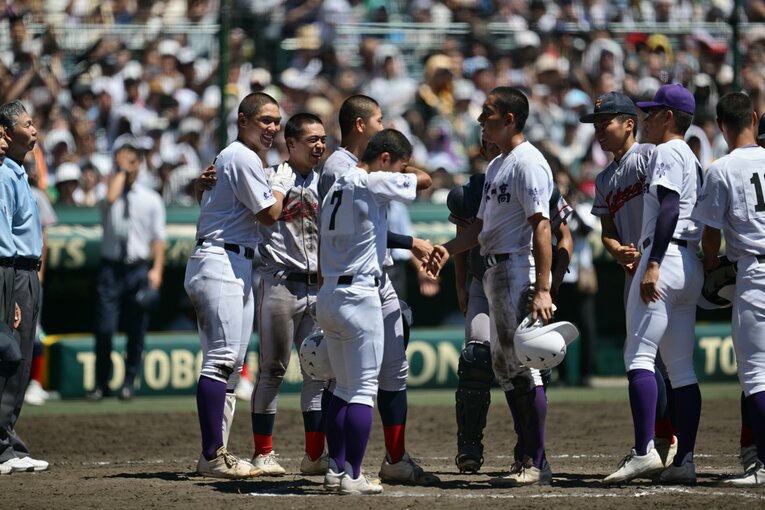 タイブレークに及んだ伝説的決勝…試合後の美しき写真　©Hideki Sugiyama