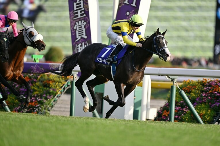 マスカレードボールが1着でゴール板を駆け抜けた　©Keiji Ishikawa