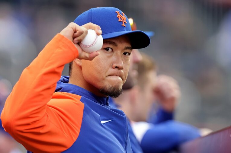 お化けグッズが発売されるなど、ニューヨークの注目度が高まっているメッツ千賀滉大 ／ photograph by Getty Images