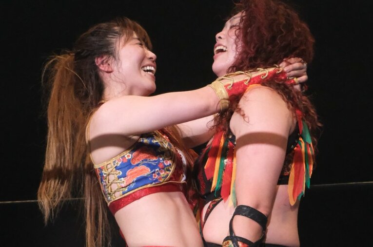 8月9日、アイスリボン旗揚げ15周年のビッグマッチとなった横浜武道館大会。メインでは、藤本つかさと松本浩代が激突した。 ／ photograph by Norihiro Hashimoto