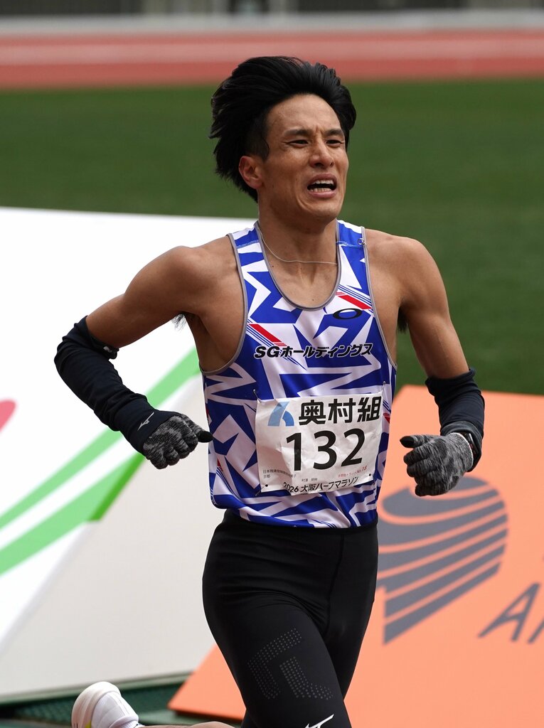 1月の大阪ハーフマラソンが現役最後のレースとなった　©Sankei Shimbun