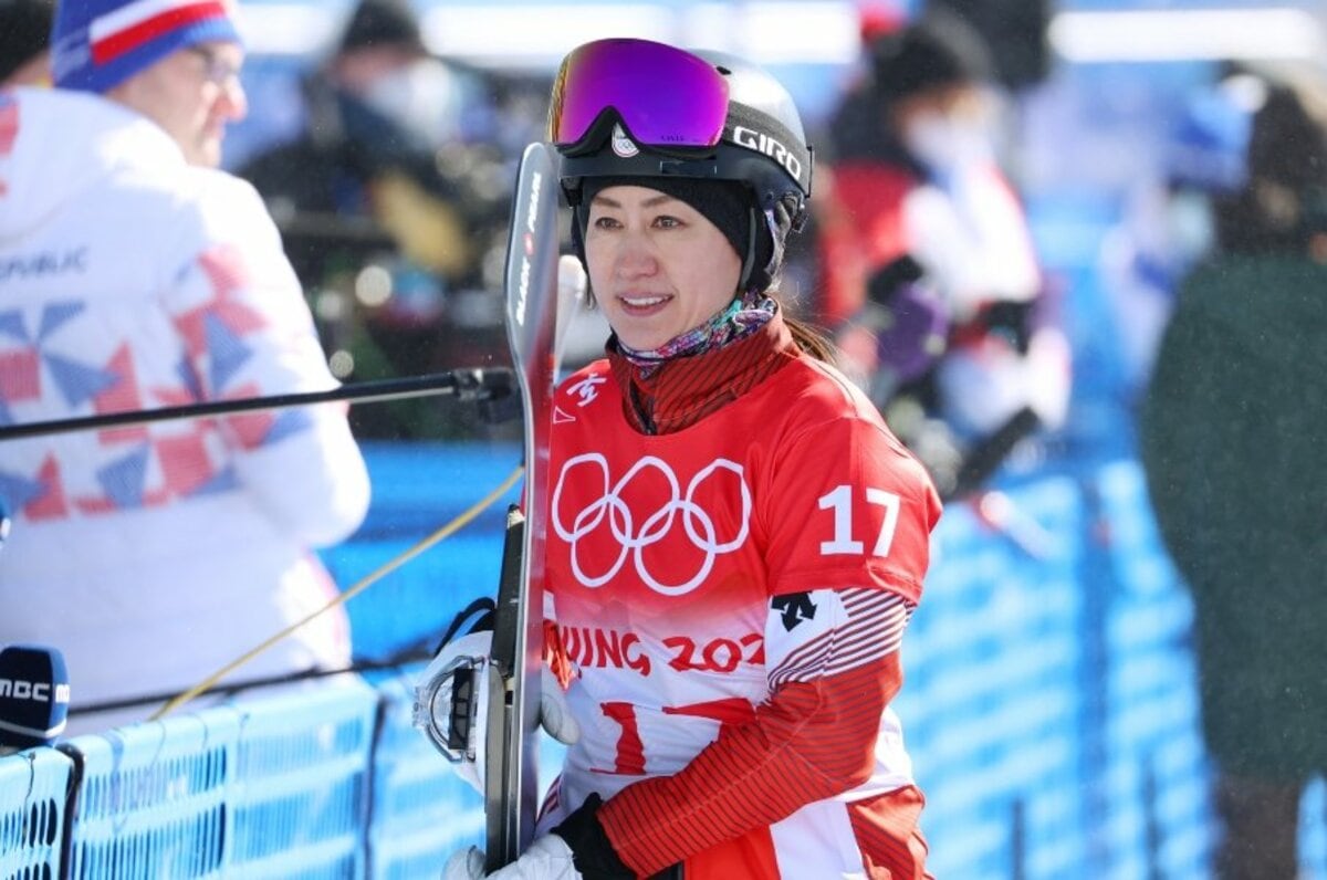 日本代表　冬季オリンピック　スノーボード　竹内　智香 　直筆サイン入りフォト 不可解判定に物議》スノーボード竹内智香が北京入り直前に語った“6度目