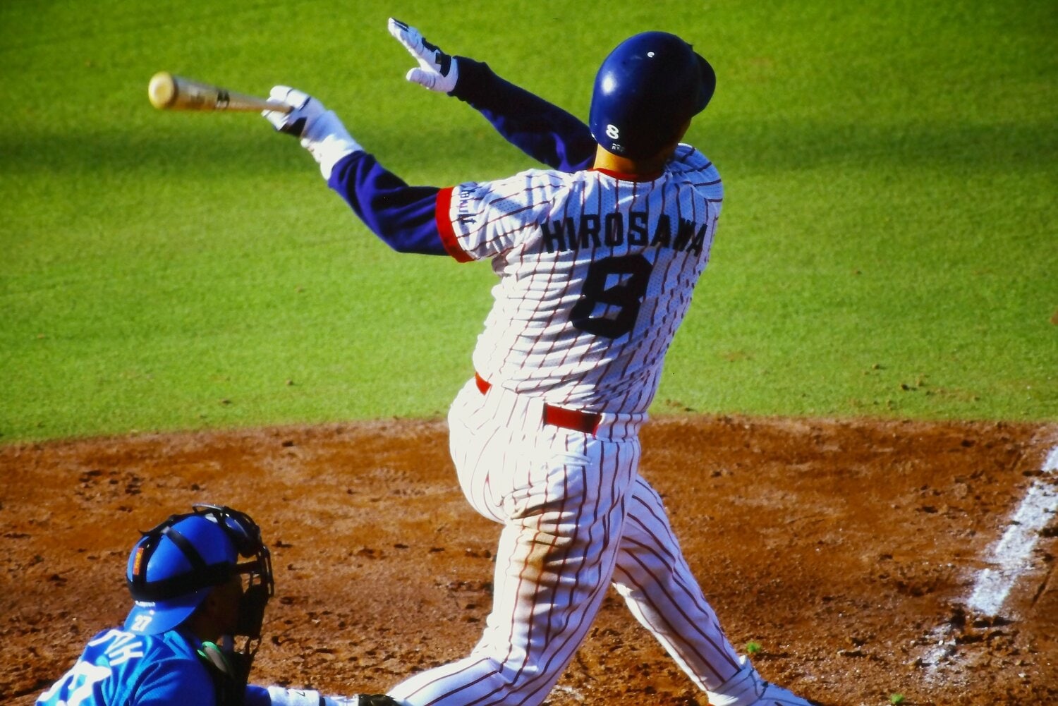 93年の日本一にも不動の四番打者として貢献した広澤だったが…　©Takao Yamada