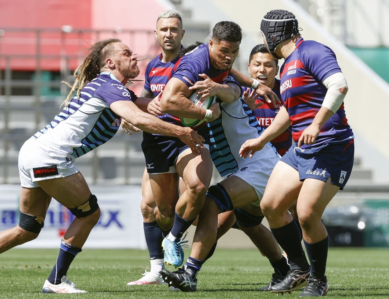 天理大から近鉄に加入したフィフィタ。日本代表でも思う存分、暴れてほしい　©KYODO