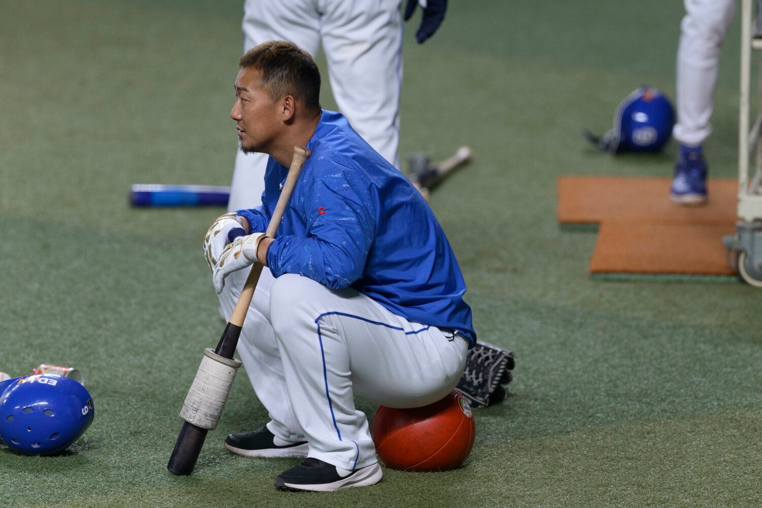 5月13日に二軍に降格した中田翔（写真は5月7日撮影）　©Hirofumi Kamaya