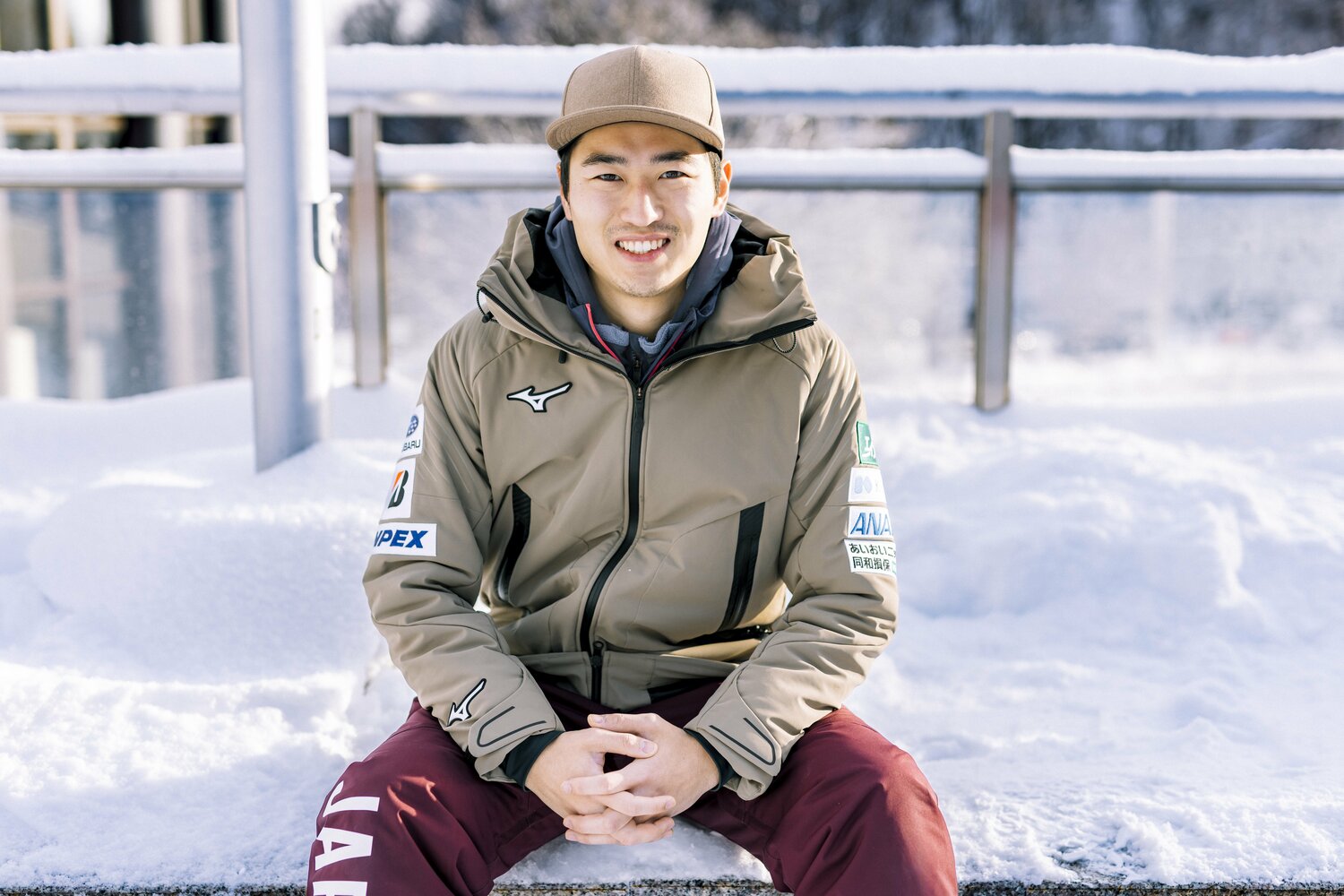 現在、ジャンプスーツの製作に携わる尾形。大学までは日本トップクラスのジャンパーだった　©Kiichi Matsumoto