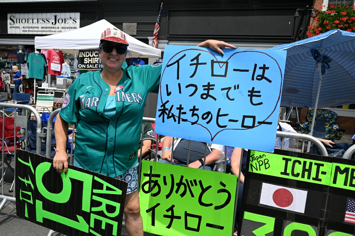 「イチ・メーター」で知られるエイミーさんの姿も ©Naoya Sanuki