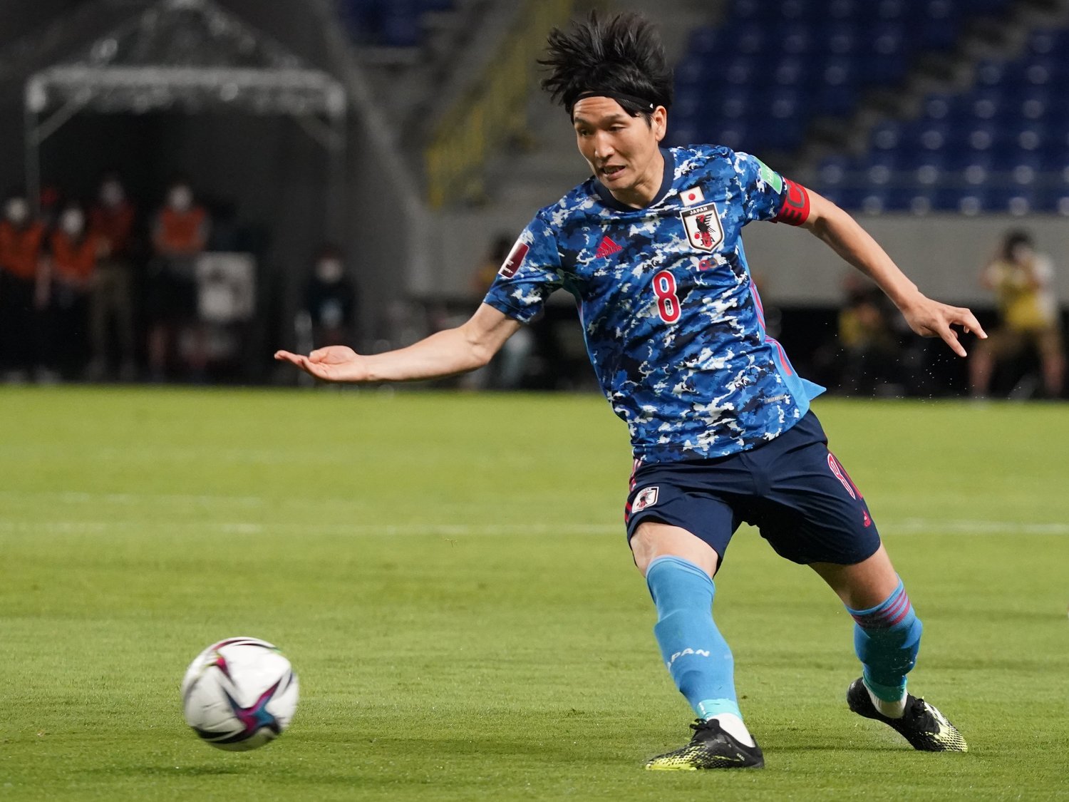 トップ下でスタメン出場したキルギス戦©Getty Images