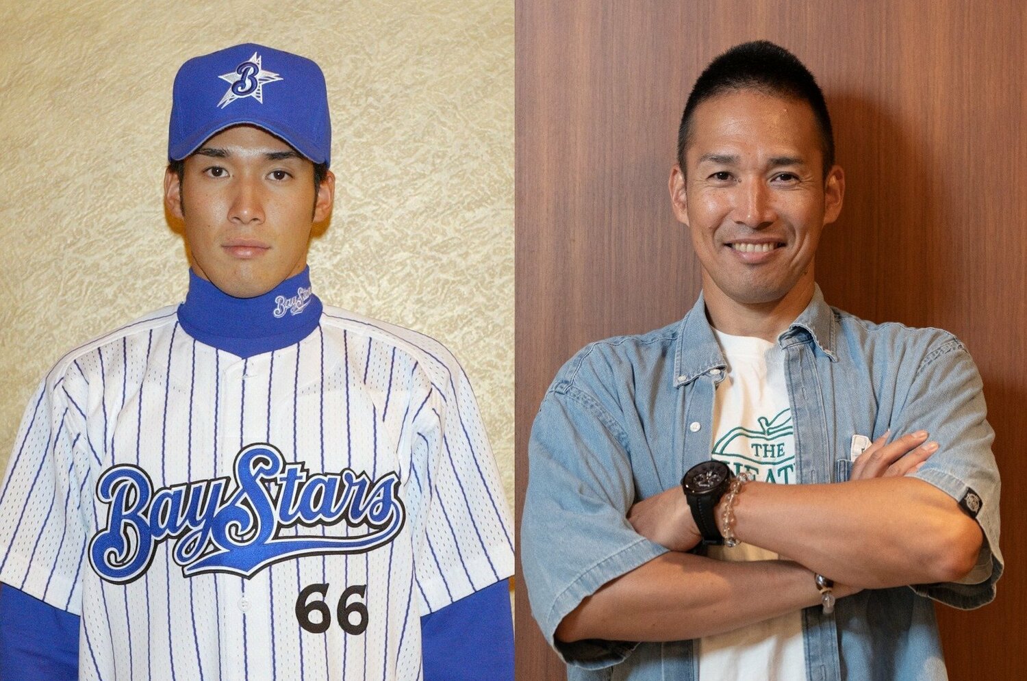 「ドラフト指名90人中88番目」でプロ入り…横浜でくすぶっていた木村昇吾がトレードで転機をつかむまで「持病で食べられず…1回の食事に2時間」<Number Web> photograph by JIJI PRESS(L)/Shiro Miyake(R)