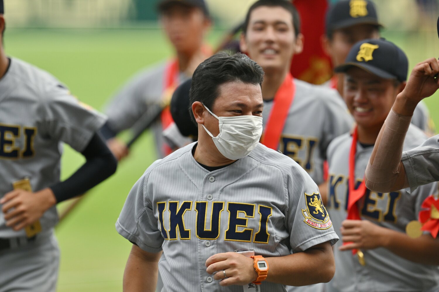 昨年の優勝→今年の準優勝という一連の結果で「本当の意味で東北の歴史が変わった」と須江は語る　©Kiichi Matsumoto