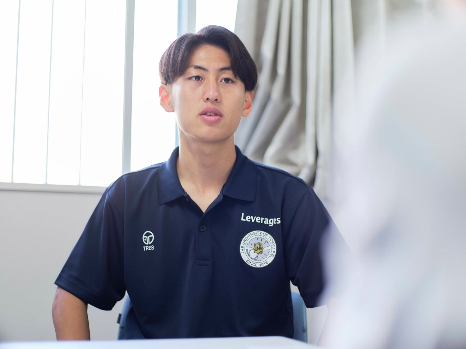 東大ア式蹴球部でキャプテンを務める八代快（4年）©︎Yuki Suenaga