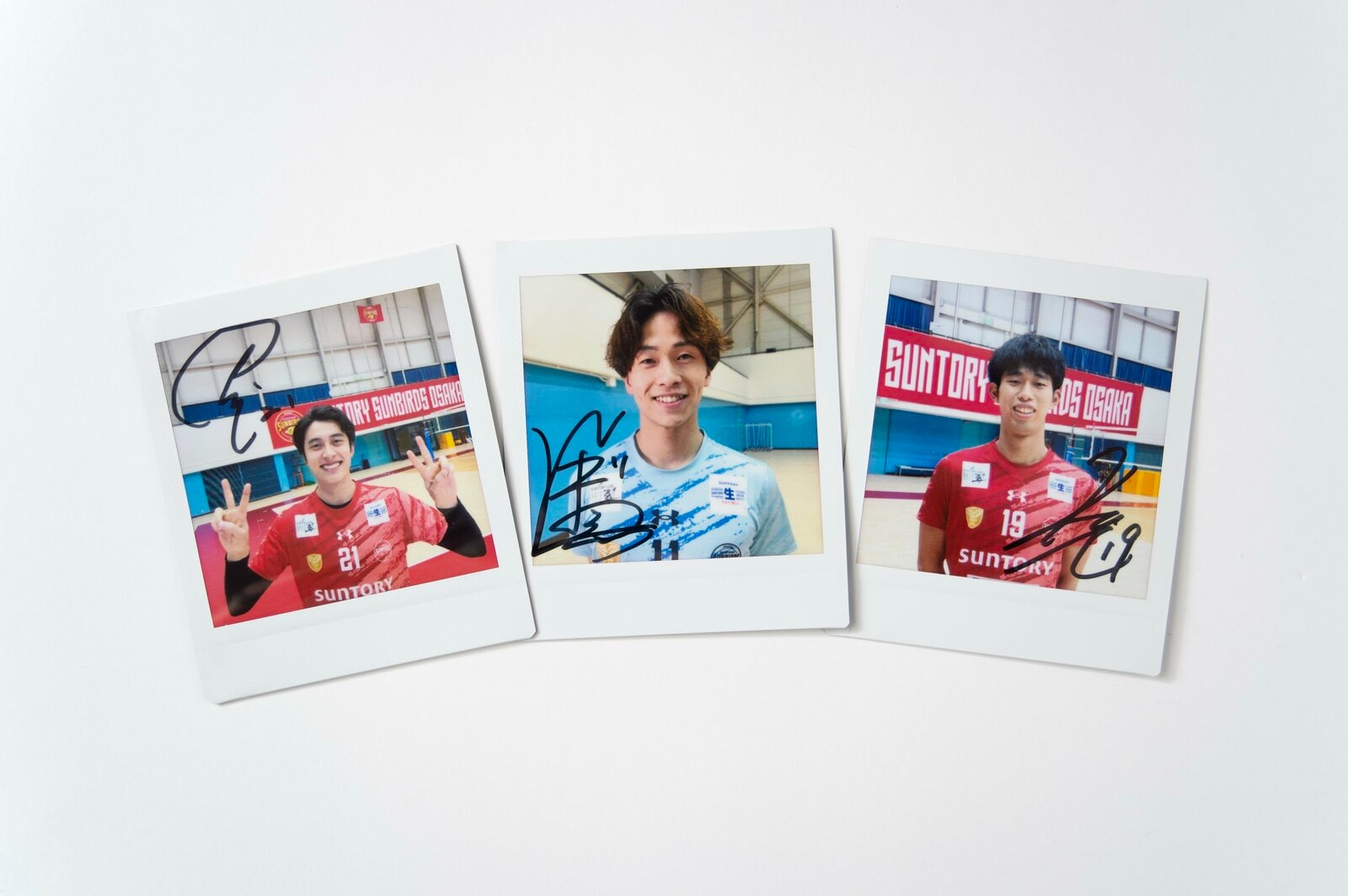 髙橋塁選手、藤中颯志選手、甲斐孝太郎選手のサイン入りチェキ