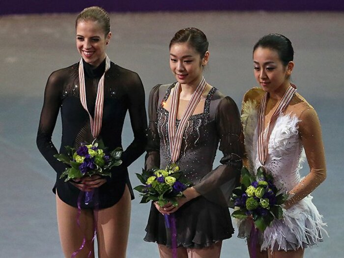 三者三様の才能と個性が輝いた！世界フィギュア女子に見た醍醐味。＜Number Web＞ photograph by Getty Images