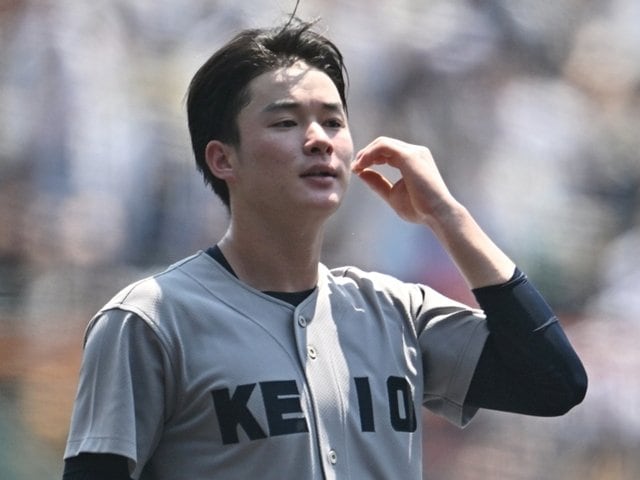 2023夏の全国高校野球　甲子園　慶應義塾高校　丸田湊斗　直筆サイン入り写真A4 2023夏の全国高校野球 甲子園 慶應義塾高校 丸田湊斗 直筆サイン