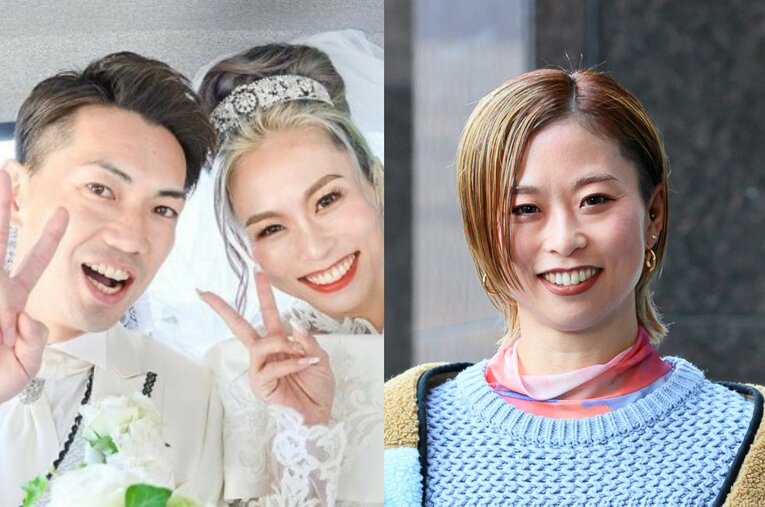 2021年に競技を引退した和田さん。夫の明憲さんは龍谷大時代の先輩にあたり、交際は15年にもなったという ／ photograph by L)本人のインスタグラムより、R)Shigeki Yamamoto