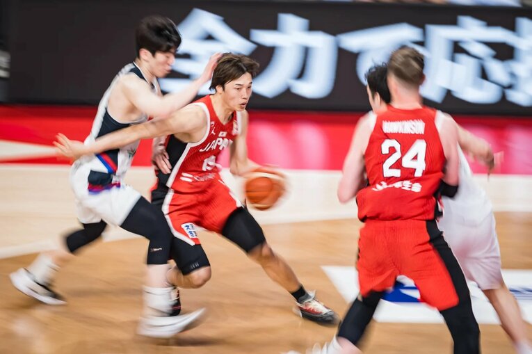 FIBAワールドカップ予選 vs韓国（2026年3月1日）©︎FIBA