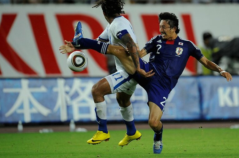 2010年　グアテマラ戦 ／ photograph by Takuya Sugiyama