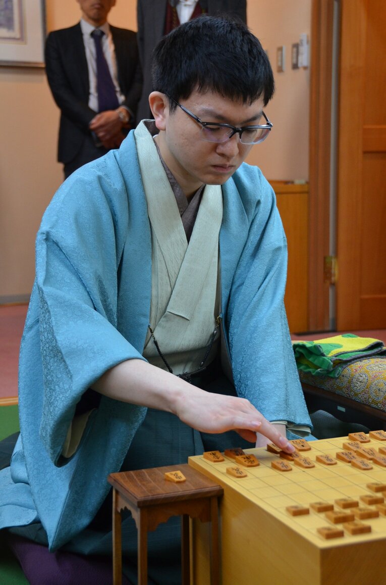 第5局の永瀬　©日本将棋連盟