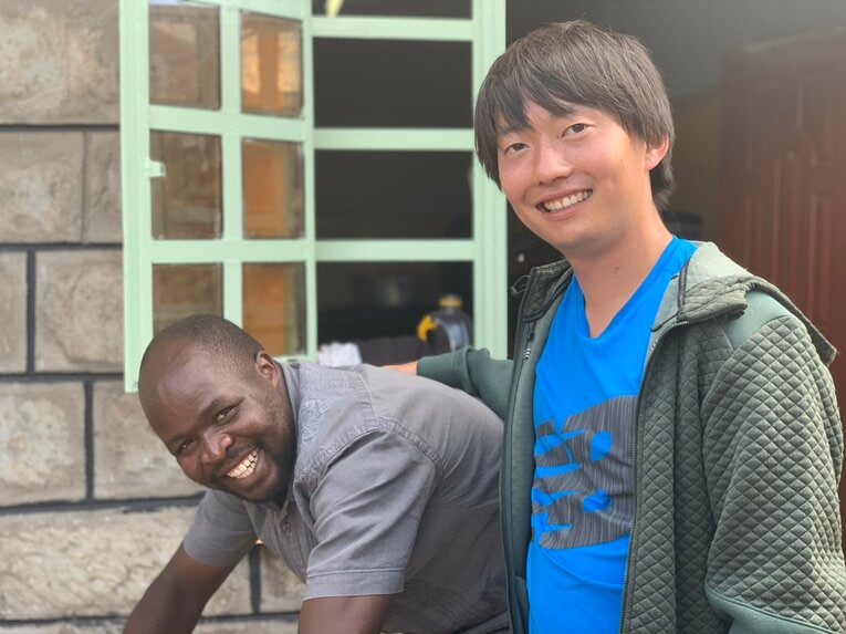 ケニアにて　写真は本人提供