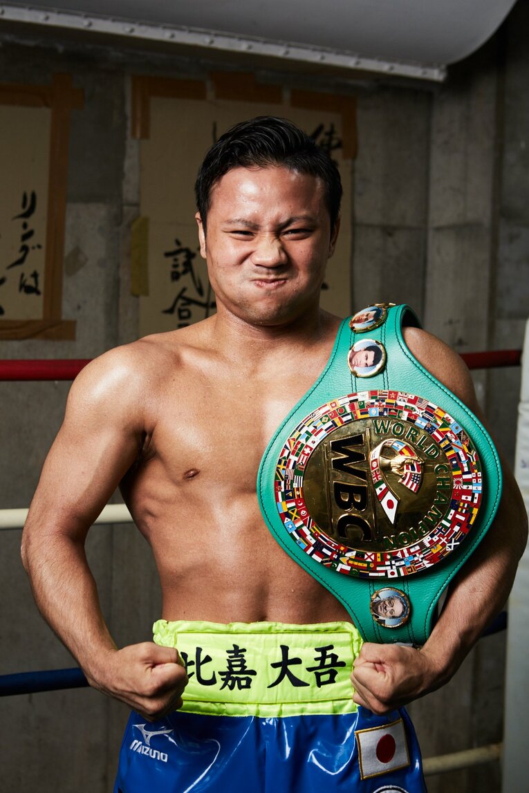 2017年の比嘉大吾（当時22歳）©Kiichi Matsumoto