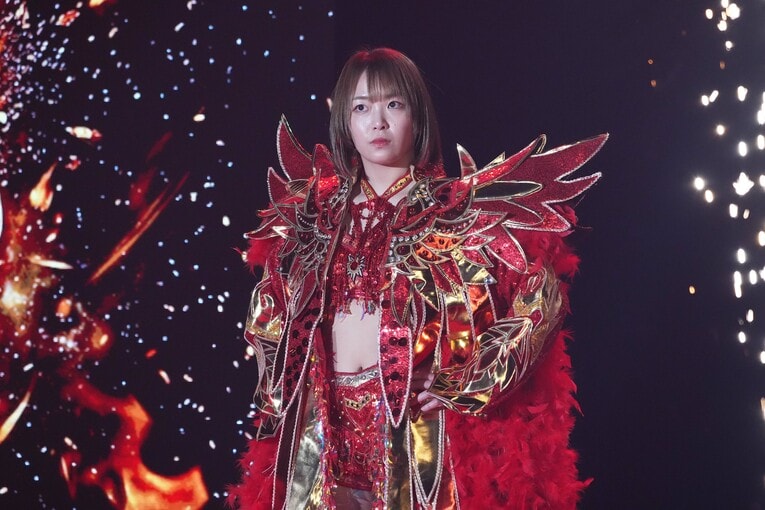 入場するSareee　©Essei Hara