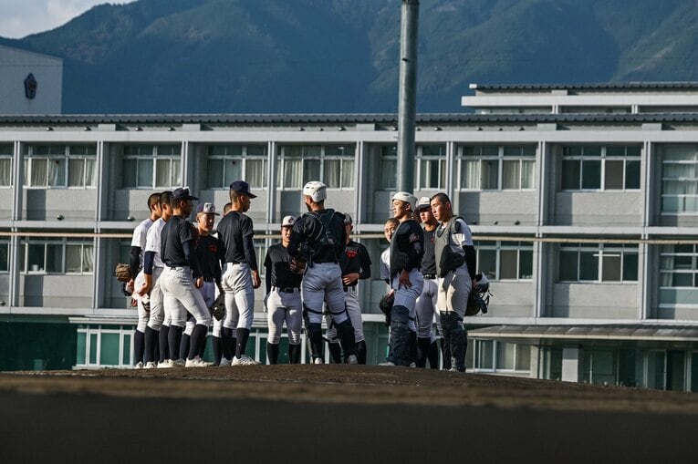 現在の智弁学園の練習風景　©︎Nanae Suzuki