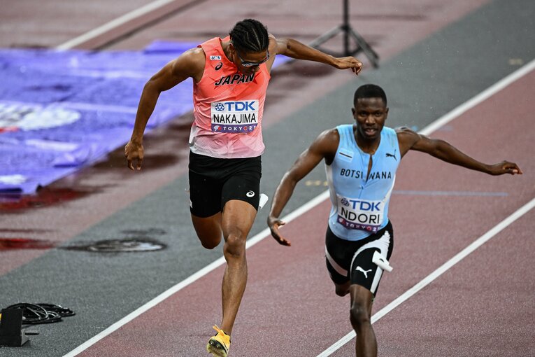 日本人として34年ぶりの決勝進出となった中島　©Nanae Suzuki