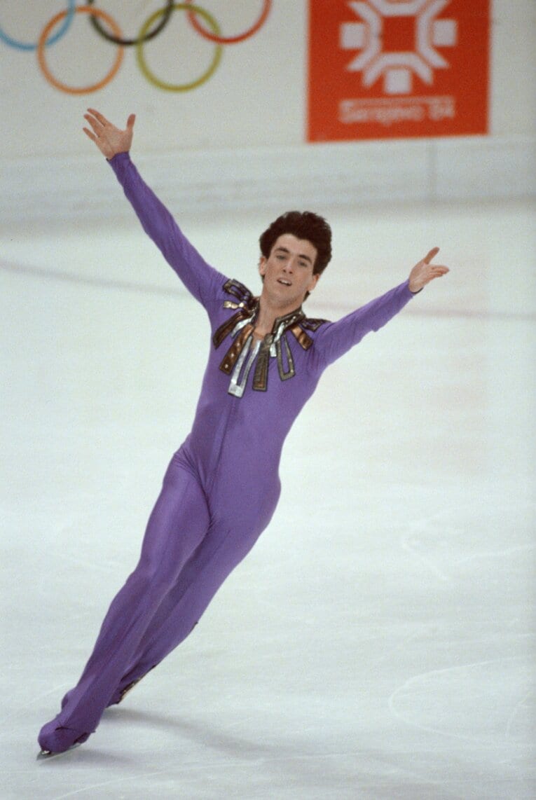 サラエボ五輪でのブライアン・オーサー　©AFLO