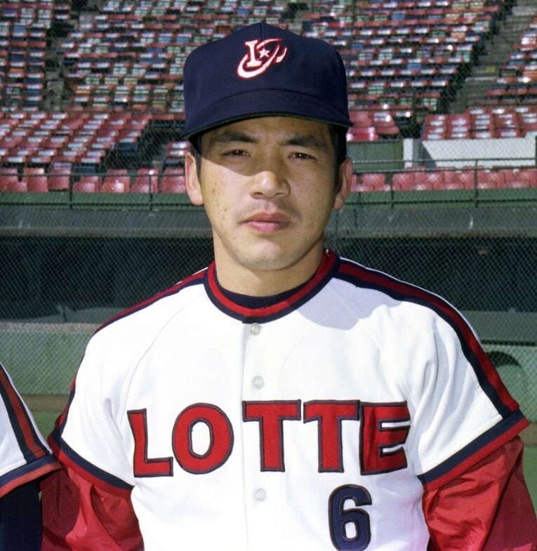 1978年ドラフト3位指名、25歳でロッテに入団した落合博満。写真はプロ2年目の1980年撮影　©KYODO