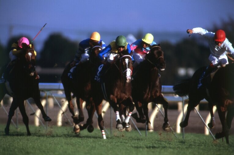 97年ジャパンC、エアグルーヴ　©Tomohiko Hayashi