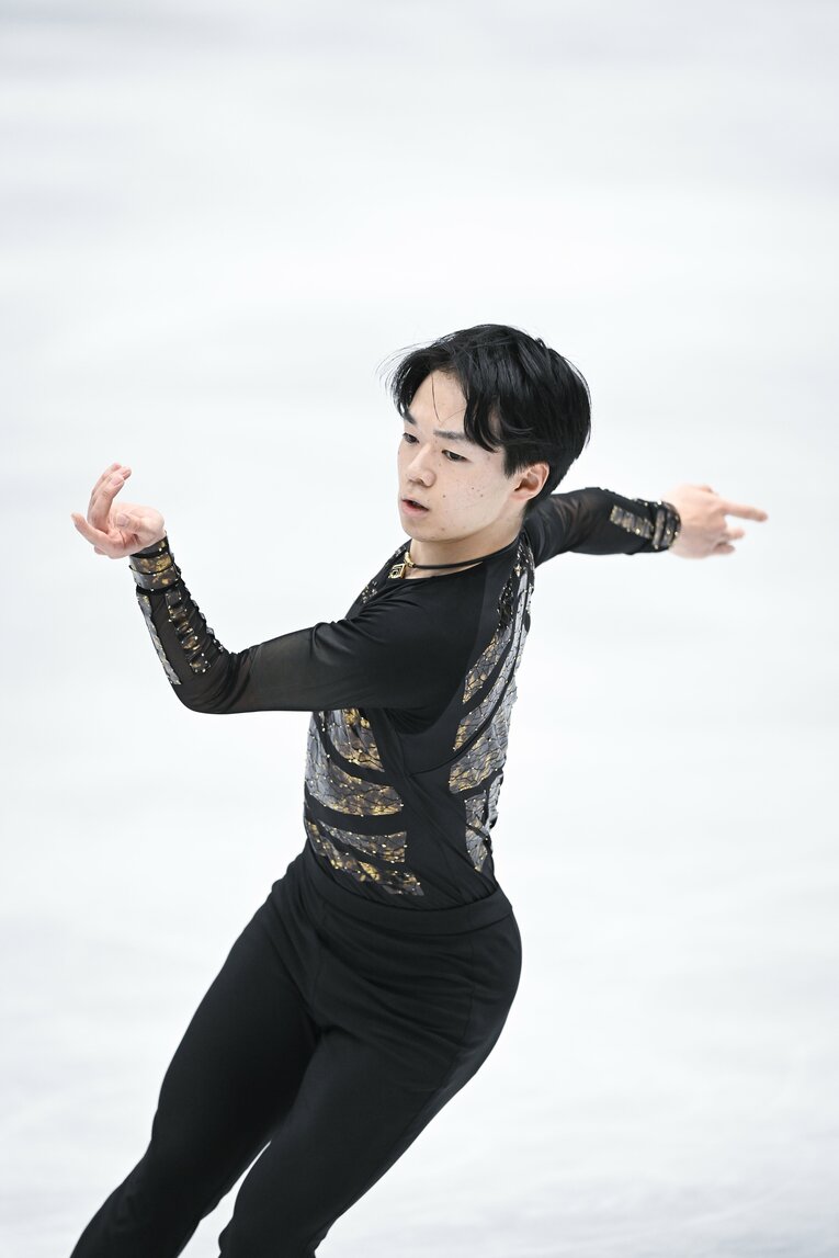 2022年世界選手権銀メダルの鍵山優真　©︎Asami Enomoto