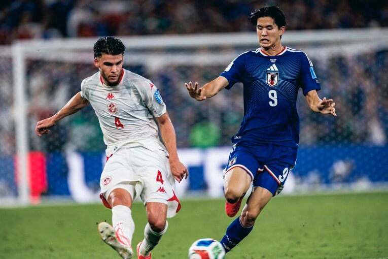 チュニジア戦でW杯の大舞台でもピッチに立った　©Kiichi Matsumoto /JMPA