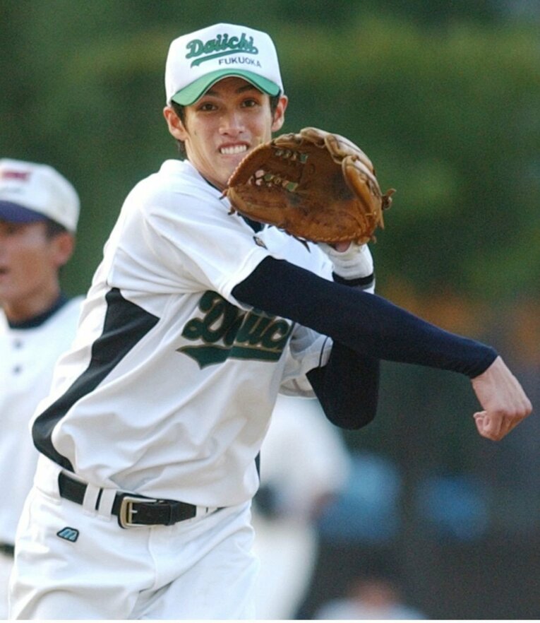 福岡一高時代の陽岱鋼（当時は陽仲寿）、2005年撮影　©KYODO