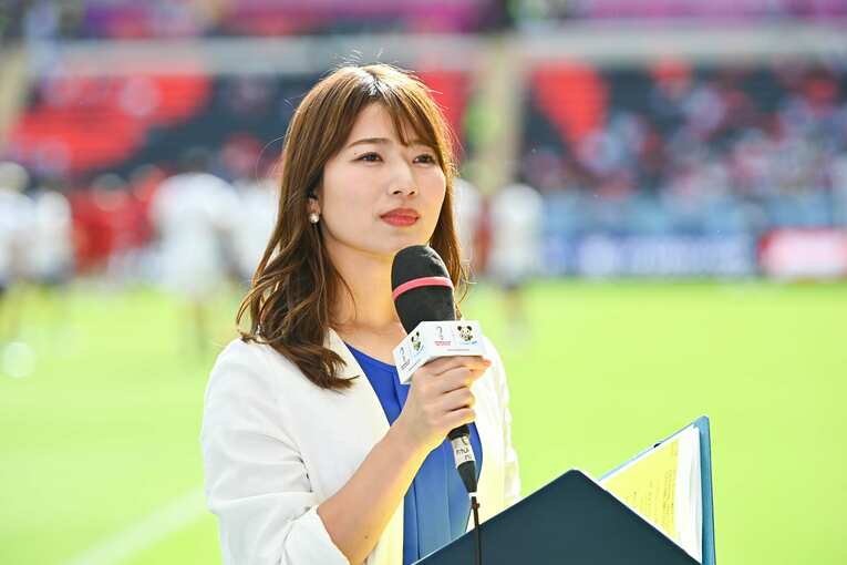 安藤萌々アナウンサー　©Takuya Kaneko/JMPA