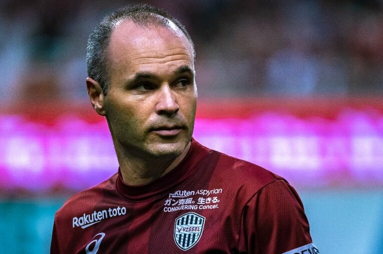 2018年、バルセロナからヴィッセル神戸に移籍したアンドレス・イニエスタ。Jリーグでも世界最高峰のクオリティを見せつけている ／ photograph by Sports Graphic Number